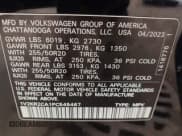 ✅ 2023 Volkswagen Atlas SE • VIN: 1V2KR2CA1PC545467 • Lot: 42485832. Wystawiony na IAAI z przebiegiem 45 315 mil. Bezpłatny archiwum sprzedaży aukcyjnych z USA i szczegółowy raport historii pojazdu na DreamBid. Zdjęcie 9.