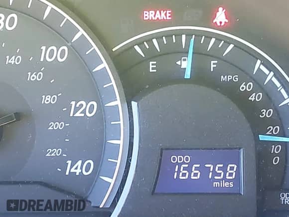 2012 Toyota Camry LE with VIN 4T1BF1FK8CU095955, listed as a IAAI auction lot 43505403 with 166,758 mi miles and . Bid and sale history available at DreamBid. Image 15.