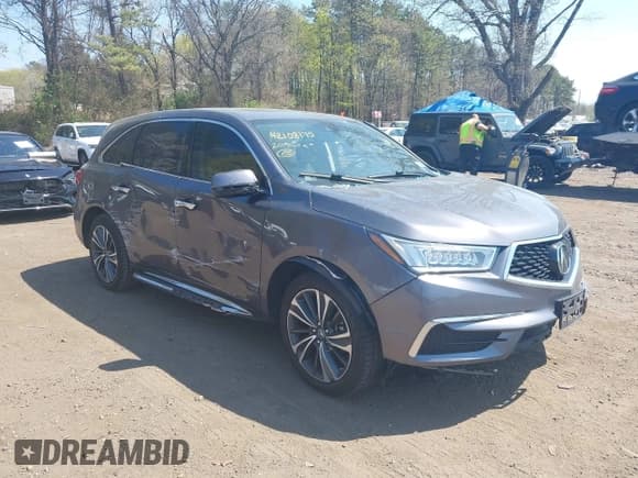 ✅ 2020 Acura MDX Technology • VIN: 5J8YD4H58LL039180 • Lot: 42108175. Listed on IAAI with 50,431 mi. Free auction sales archive from the USA and detailed vehicle history report at DreamBid. Image 1.