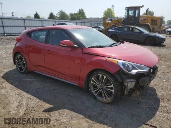 2016 Hyundai Veloster Turbo z VIN KMHTC6AE0GU294483, wystawiony jako Copart lot #60317345 z przebiegiem 86 045 mil mil oraz Szkoda całkowita • Salvage title. Historia ofert i sprzedaży dostępna na DreamBid. Obrazek 4.