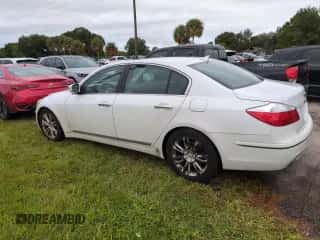 2011 Hyundai Genesis with VIN KMHGC4DF4BU127160, listed as a Copart auction lot 75117224 with Not provided miles and Clean title. Bid and sale history available at DreamBid. Image 2.