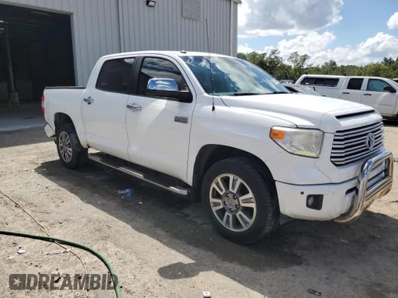 ✅ 2017 Toyota Tundra Platinum • VIN: 5TFGW5F15HX216732 • Lot: 82123955. Listed on Copart with 115,187 mi. Free auction sales archive from the USA and detailed vehicle history report at DreamBid. Image 4.