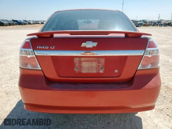 ✅ 2009 Chevrolet Aveo 2LT • VIN: KL1TG56E59B300313 • Lot: 67777055. Listed on Copart with Not provided. Free auction sales archive from the USA and detailed vehicle history report at DreamBid. Image 6.