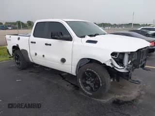 2023 Ram 1500 Tradesman with VIN 1C6RRFCG0PN671343, listed as a IAAI auction lot 43198482 with 85,585 mi miles and . Bid and sale history available at DreamBid. Image 1.