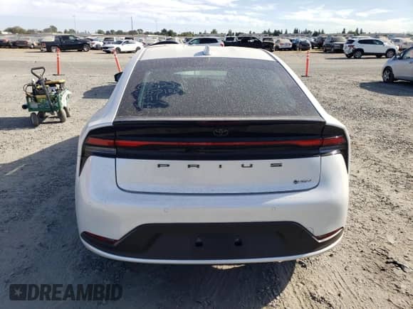 2025 Toyota Prius LE with VIN JTDACAAUXS3063658, listed as a Copart auction lot 71305795 with 2,278 mi miles and Salvage title. Bid and sale history available at DreamBid. Image 6.