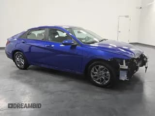 ✅ 2024 Hyundai Elantra Blue • VIN: KMHLM4DJ9RU114009 • Lot: 69869565. Listed on Copart with 20,728 mi. Free auction sales archive from the USA and detailed vehicle history report at DreamBid. Image 4.
