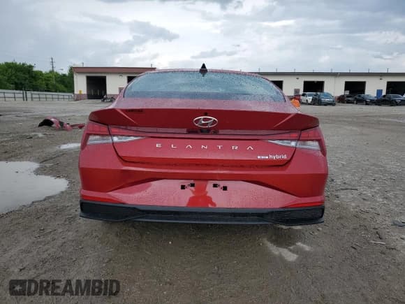 ✅ 2022 Hyundai Elantra Blue • VIN: KMHLM4AJ9NU014507 • Lot: 64955575. Listed on Copart with 16,635 mi. Free auction sales archive from the USA and detailed vehicle history report at DreamBid. Image 6.