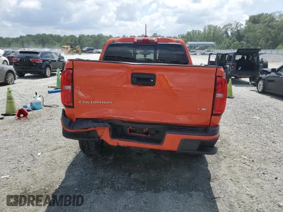 ✅ 2022 Chevrolet Colorado 2WD LT • VIN: 1GCGSCEN0N1104763 • Lot: 66327615. Listed on Copart with 62,306 mi. Free auction sales archive from the USA and detailed vehicle history report at DreamBid. Image 6.
