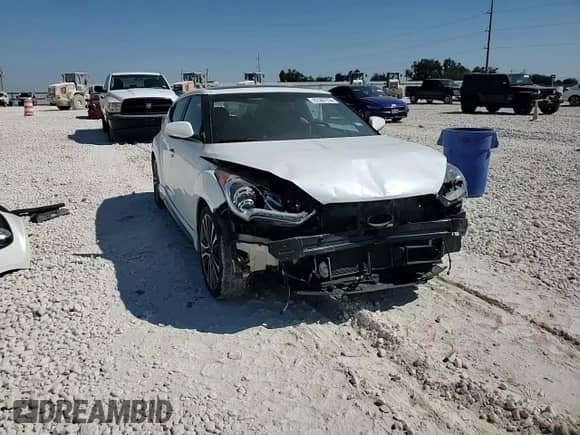 2016 Hyundai Veloster Turbo с VIN KMHTC6AE4GU296124, выставлен на аукционе Copart как лот 82507755 с пробегом 93 957 миль миль и Списание • Salvage title. История ставок и продаж доступна на DreamBid. Изображение 14.