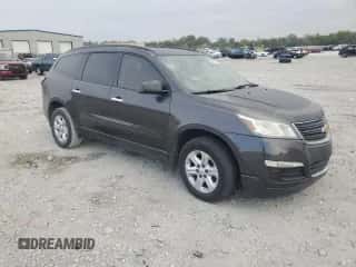 2016 Chevrolet Traverse LS z VIN 1GNKRFED0GJ200370, wystawiony jako Copart lot #86470515 z przebiegiem 156 052 mil mil oraz Czysty tytuł • Clean title. Historia ofert i sprzedaży dostępna na DreamBid. Obrazek 4.