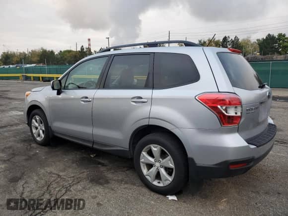 2015 Subaru Forester Premium with VIN JF2SJADC5FH825690, listed as a Copart auction lot 85371185 with 159,128 mi miles and Salvage title. Bid and sale history available at DreamBid. Image 2.