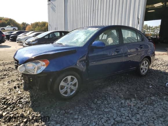 2008 Hyundai Accent GLS z VIN KMHCN46C48U229286, wystawiony jako Copart lot #75545734 z przebiegiem 107 962 mil mil oraz Szkoda całkowita • Salvage title. Historia ofert i sprzedaży dostępna na DreamBid. Obrazek 1.