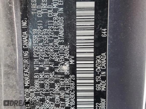 ✅ 2013 Lexus RX 350 • VIN: 2T2BK1BA9DC168726 • Лот: 92630445. Опубликован ранее на Copart с пробегом 221 662 миль. Бесплатный доступ к архиву аукционных продаж из США и подробный отчёт об истории автомобиля на DreamBid. Изображение 12.