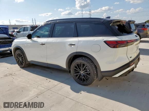 ✅ 2025 Infiniti QX60 Autograph • VIN: 5N1AL1HU0SC355174 • Lot: 64319215. Wystawiony na Copart z przebiegiem 6 870 mil. Bezpłatny archiwum sprzedaży aukcyjnych z USA i szczegółowy raport historii pojazdu na DreamBid. Zdjęcie 2.