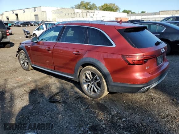 ✅ 2018 Audi allroad A4 Premium • VIN: WA17NAF46JA095637 • Lot: 71985315. Listed on Copart with 67,272 mi. Free auction sales archive from the USA and detailed vehicle history report at DreamBid. Image 2.