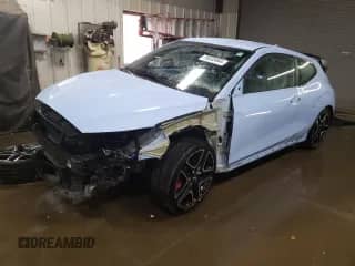 2022 Hyundai Veloster z VIN KMHT36AH2NU013257, wystawiony jako Copart lot #78033464 z przebiegiem 37 257 mil mil oraz Szkoda całkowita • Salvage title. Historia ofert i sprzedaży dostępna na DreamBid. Obrazek 1.