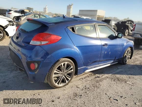 ✅ 2016 Hyundai Veloster Turbo • VIN: KMHTC6AE0GU288554 • Lot: 91095185. Listed on Copart with 120,560 mi miles. Access the free auction sales archive from the USA and view a detailed vehicle history report at DreamBid. Image 3.