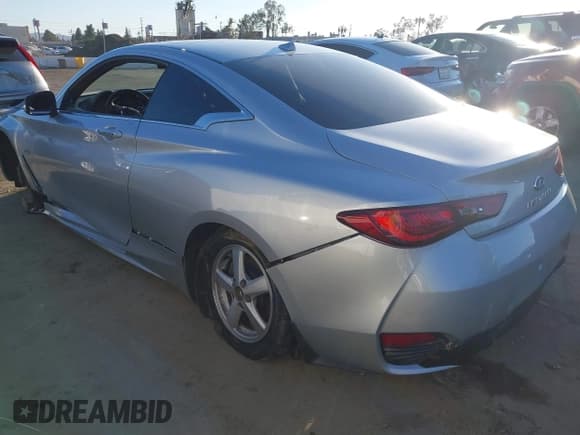 ✅ 2017 Infiniti Q60 Premium • VIN: JN1CV7EK8HM110836 • Lot: 41656883. Listed on IAAI with 66,943 mi. Free auction sales archive from the USA and detailed vehicle history report at DreamBid. Image 3.