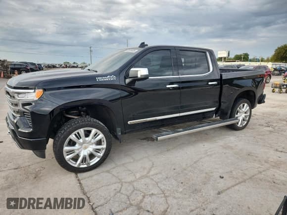 ✅ 2022 Chevrolet Silverado 1500 High Country • VIN: 3GCUDJEL2NG577887 • Lot: 82078435. Listed on Copart with 45,858 mi. Free auction sales archive from the USA and detailed vehicle history report at DreamBid. Image 1.