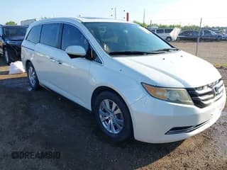 ✅ 2014 Honda Odyssey EX-L • VIN: 5FNRL5H66EB071412 • Lot: 43559911. Listed on IAAI with 141,329 mi. Free auction sales archive from the USA and detailed vehicle history report at DreamBid. Image 1.