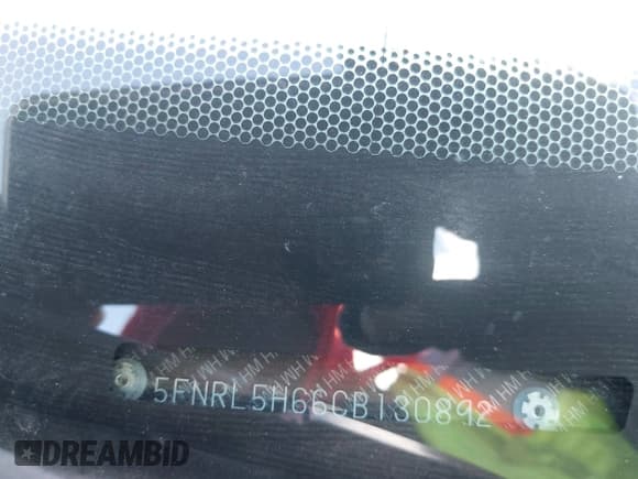 ✅ 2012 Honda Odyssey EX-L • VIN: 5FNRL5H66CB130892 • Lot: 43795563. Listed on IAAI with 155,722 mi. Free auction sales archive from the USA and detailed vehicle history report at DreamBid. Image 9.