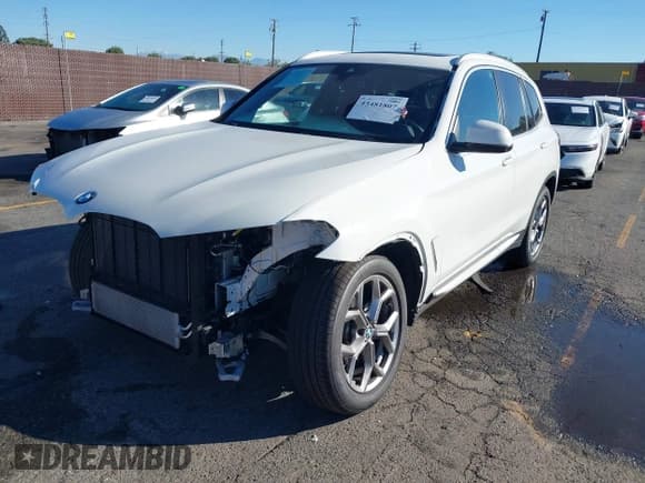 ✅ 2023 BMW X3 sDrive30i • VIN: 5UX43DP04P9P48289 • Lot: 43481807. Wystawiony na IAAI z przebiegiem 23 562 mil. Bezpłatny archiwum sprzedaży aukcyjnych z USA i szczegółowy raport historii pojazdu na DreamBid. Zdjęcie 2.