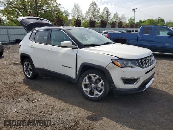 ✅ 2020 Jeep Compass Limited • VIN: 3C4NJDCB3LT216892 • Лот: 56332645. Опубликован ранее на Copart с пробегом 34 008 миль. Бесплатный доступ к архиву аукционных продаж из США и подробный отчёт об истории автомобиля на DreamBid. Изображение 4.
