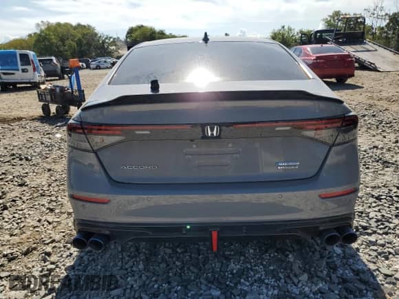 2024 Honda Accord Touring with VIN 1HGCY2F81RA058478, listed as a Copart auction lot 71495065 with 26,695 mi miles and Salvage title. Bid and sale history available at DreamBid. Image 6.