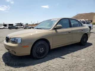 2002 Hyundai Elantra GLS z VIN KMHDN45DX2U429546, wystawiony jako Copart lot #66802244 z przebiegiem 103 724 mil mil oraz Czysty tytuł • Clean title. Historia ofert i sprzedaży dostępna na DreamBid. Obrazek 1.