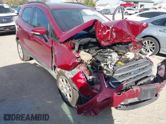 ✅ 2020 Ford EcoSport SE • VIN: MAJ3S2GE9LC362955 • Lot: 43477116. Listed on IAAI with 67,039 mi. Free auction sales archive from the USA and detailed vehicle history report at DreamBid. Image 6.