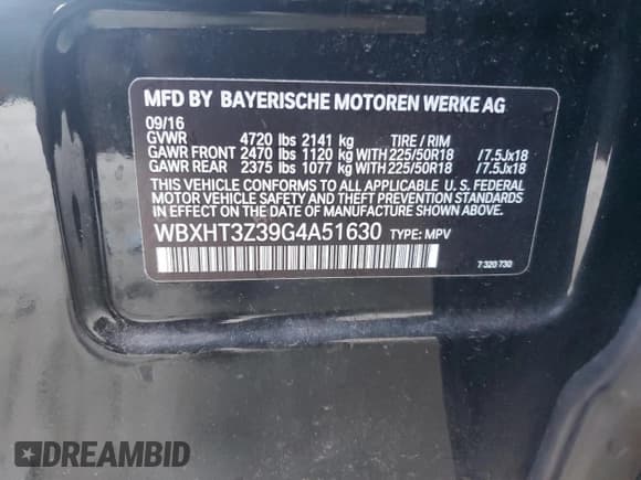 ✅ 2016 BMW X1 xDrive28i • VIN: WBXHT3Z39G4A51630 • Lot: 91690755. Wystawiony na Copart z przebiegiem 65 267 mil. Bezpłatny archiwum sprzedaży aukcyjnych z USA i szczegółowy raport historii pojazdu na DreamBid. Zdjęcie 12.