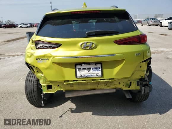 2019 Hyundai Kona Limited z VIN KM8K33A50KU262720, wystawiony jako Copart lot #57746893 z przebiegiem 24 686 mil mil oraz . Historia ofert i sprzedaży dostępna na DreamBid. Obrazek 6.