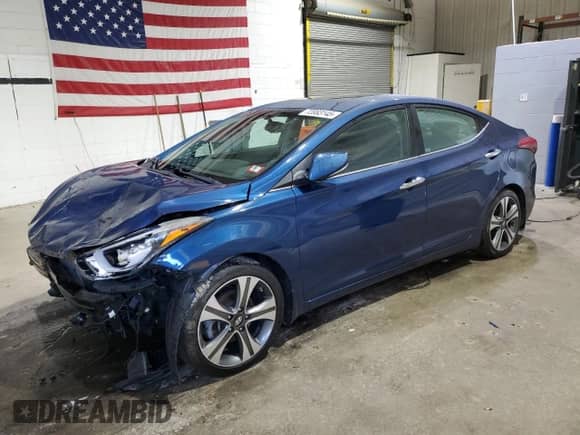 2016 Hyundai Elantra Sport with VIN KMHDH4AH8GU521195, listed as a Copart auction lot 72083145 with 112,503 mi miles and Salvage title. Bid and sale history available at DreamBid. Image 1.