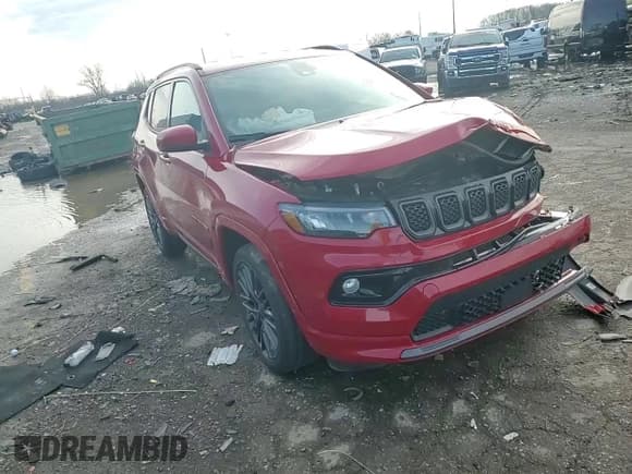 ✅ 2023 Jeep Compass (RED) Edition • VIN: 3C4NJDCN2PT559502 • Lot: 50027625. Listed on Copart with 16,761 mi. Free auction sales archive from the USA and detailed vehicle history report at DreamBid. Image 11.