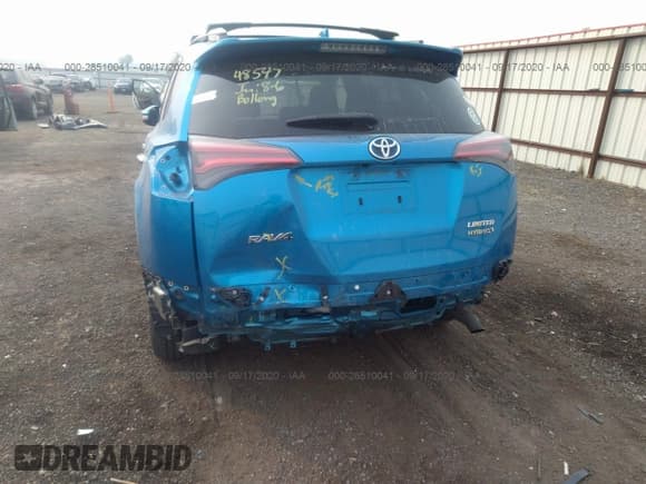 ✅ 2016 Toyota RAV4 Limited • VIN: JTMDJREV5GD039130 • Лот: 28510041. Опубликован ранее на IAAI с пробегом 19 174 миль. Бесплатный доступ к архиву аукционных продаж из США и подробный отчёт об истории автомобиля на DreamBid. Изображение 6.