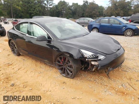 ✅ 2020 Tesla Model 3 Performance • VIN: 5YJ3E1ECXLF641587 • Лот: 84888455. Опубликован ранее на Copart с пробегом Не указан. Бесплатный доступ к архиву аукционных продаж из США и подробный отчёт об истории автомобиля на DreamBid. Изображение 4.