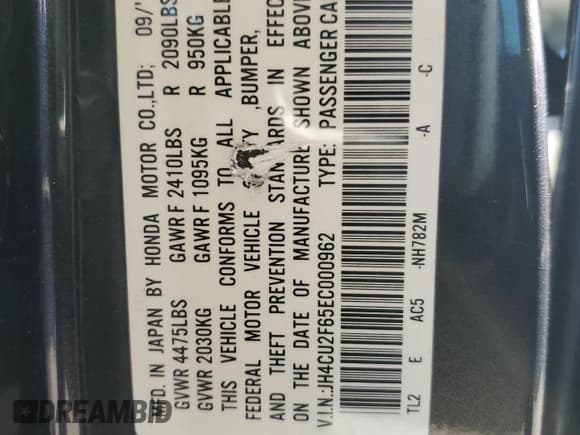 ✅ 2014 Acura TSX Technology • VIN: JH4CU2F65EC000962 • Lot: 86984395. Wystawiony na Copart z przebiegiem 180 714 mil. Bezpłatny archiwum sprzedaży aukcyjnych z USA i szczegółowy raport historii pojazdu na DreamBid. Zdjęcie 12.