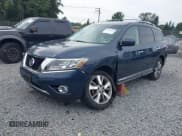 ✅ 2014 Nissan Pathfinder SL • VIN: 5N1AR2MN2EC666533 • Lot: 42874695. Listed on IAAI with 128,951 mi. Free auction sales archive from the USA and detailed vehicle history report at DreamBid. Image 2.