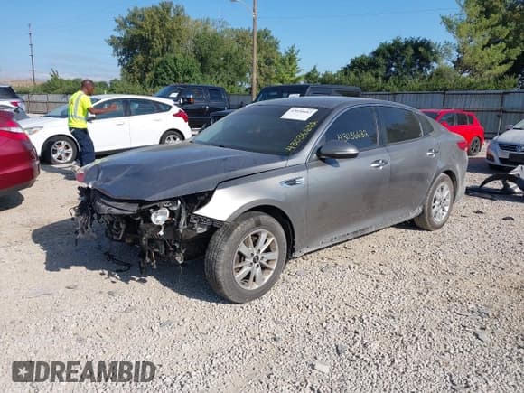 ✅ 2018 Kia Optima LX • VIN: 5XXGT4L31JG216426 • Lot: 43036682. Listed on IAAI with 90,603 mi. Free auction sales archive from the USA and detailed vehicle history report at DreamBid. Image 2.