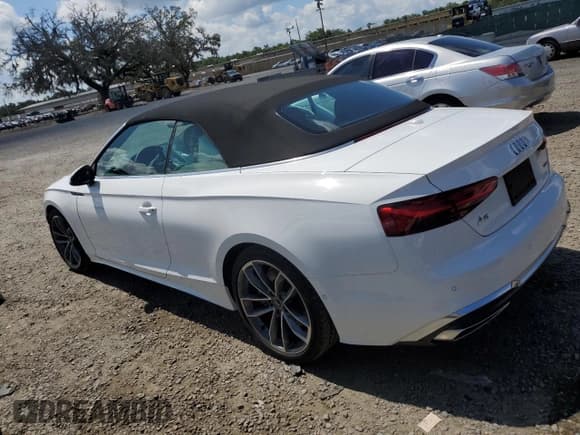 ✅ 2024 Audi A5 Cabriolet S line Prestige • VIN: WAU5AGF5XRN005363 • Lot: 57027795. Wystawiony na Copart z przebiegiem 627 mil. Bezpłatny archiwum sprzedaży aukcyjnych z USA i szczegółowy raport historii pojazdu na DreamBid. Zdjęcie 2.