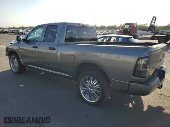 2010 Dodge 1500 ST with VIN 1D7RB1GP9AS110762, listed as a Copart auction lot 75525374 with 156,117 mi miles and Salvage title. Bid and sale history available at DreamBid. Image 2.