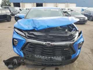 2024 Chevrolet Blazer RS with VIN 3GNKBERS4RS185753, listed as a Copart auction lot 63010924 with 598 mi miles and Salvage title. Bid and sale history available at DreamBid. Image 5.