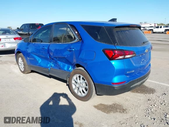 ✅ 2024 Chevrolet Equinox LT • VIN: 3GNAXKEG3RS184249 • Lot: 43392057. Listed on IAAI with 10,950 mi. Free auction sales archive from the USA and detailed vehicle history report at DreamBid. Image 3.