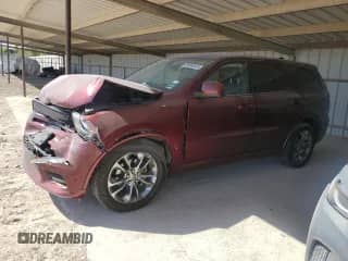 2020 Dodge Durango GT with VIN 1C4RDHDG0LC329687, listed as a Copart auction lot 86340415 with 84,242 mi miles and Salvage title. Bid and sale history available at DreamBid. Image 1.