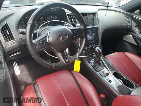 ✅ 2020 Infiniti Q60 Red Sport 400 • VIN: JN1FV7EK0LM400347 • Lot: 61872055. Listed on Copart with 68,676 mi. Free auction sales archive from the USA and detailed vehicle history report at DreamBid. Image 8.