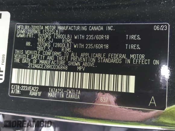 ✅ 2024 Lexus NX 350 • VIN: 2T2AGCEZ8RC036848 • Lot: 43016107. Wystawiony na IAAI z przebiegiem 10 343 mil. Bezpłatny archiwum sprzedaży aukcyjnych z USA i szczegółowy raport historii pojazdu na DreamBid. Zdjęcie 9.