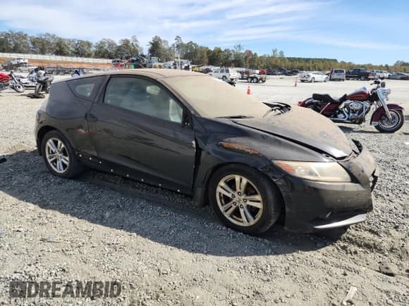 ✅ 2011 Honda CR-Z EX • VIN: JHMZF1D62BS002347 • Lot: 82720045. Listed on Copart with Not provided. Free auction sales archive from the USA and detailed vehicle history report at DreamBid. Image 4.