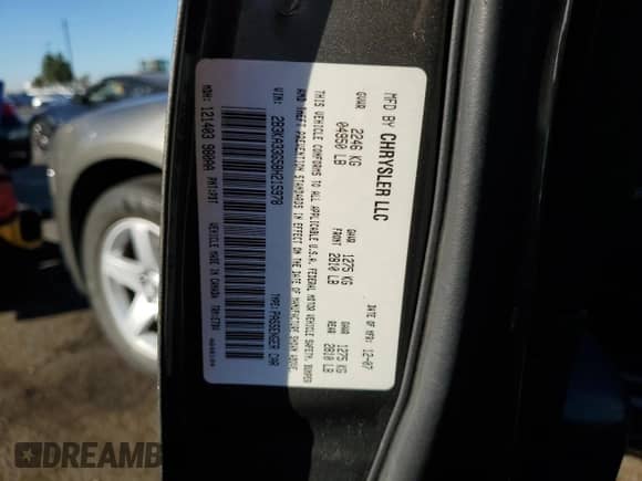 2008 Dodge Charger SXT с VIN 2B3KA33G58H215978, выставлен на аукционе Copart как лот 77192774 с пробегом 168 838 миль миль и Списание • Salvage title. История ставок и продаж доступна на DreamBid. Изображение 12.