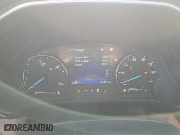 ✅ 2021 Ford Escape SE Hybrid • VIN: 1FMCU9BZ2MUA10735 • Лот: 55129435. Опубликован ранее на Copart с пробегом 25 219 миль. Бесплатный доступ к архиву аукционных продаж из США и подробный отчёт об истории автомобиля на DreamBid. Изображение 9.