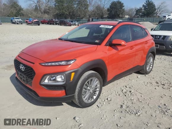 ✅ 2019 Hyundai Kona SEL • VIN: KM8K2CAA2KU237995 • Lot: 47663424. Listed on Copart with 29,088 mi. Free auction sales archive from the USA and detailed vehicle history report at DreamBid. Image 1.